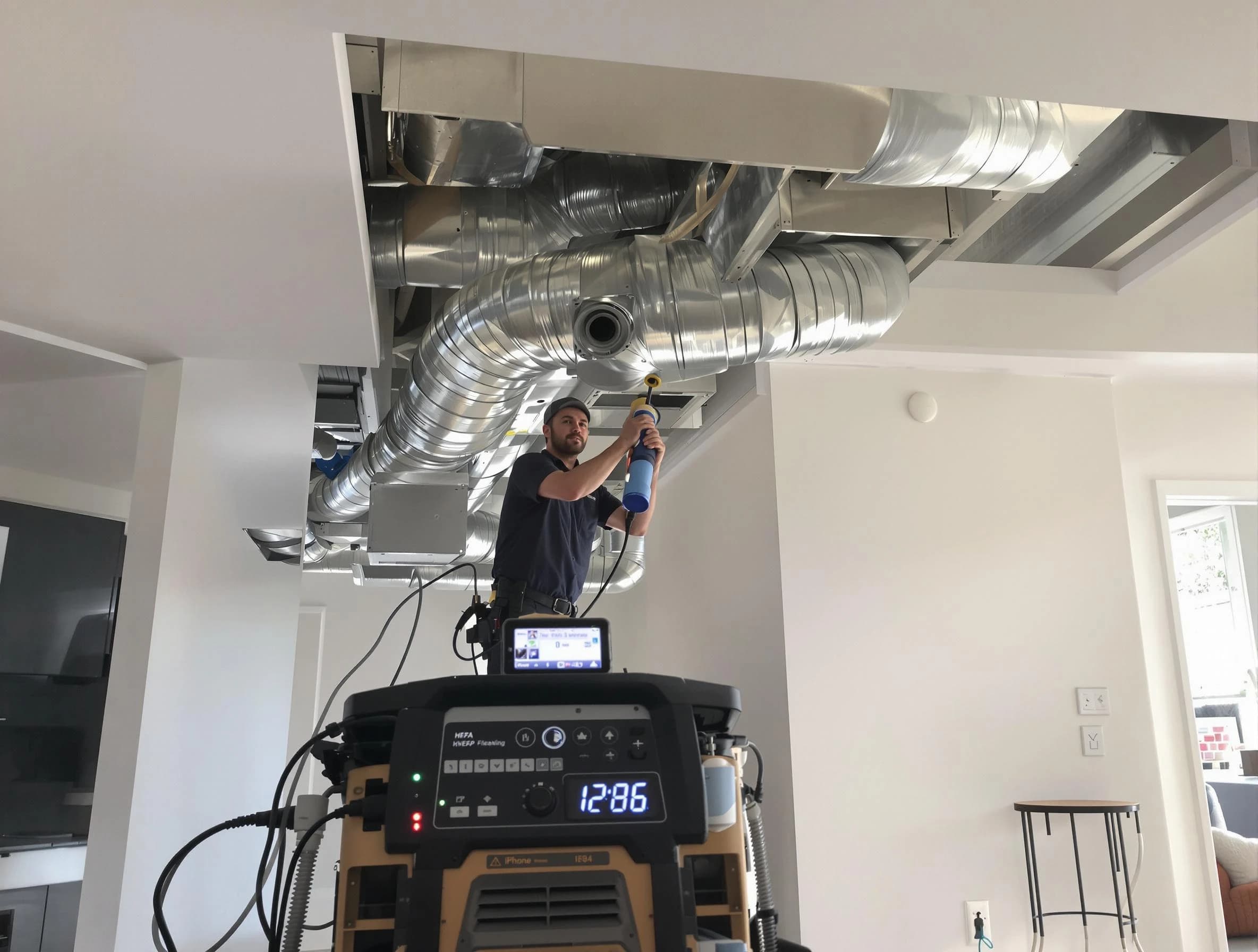 Advanced pure air duct cleaning by Purcell Air Duct Cleaning in Purcell