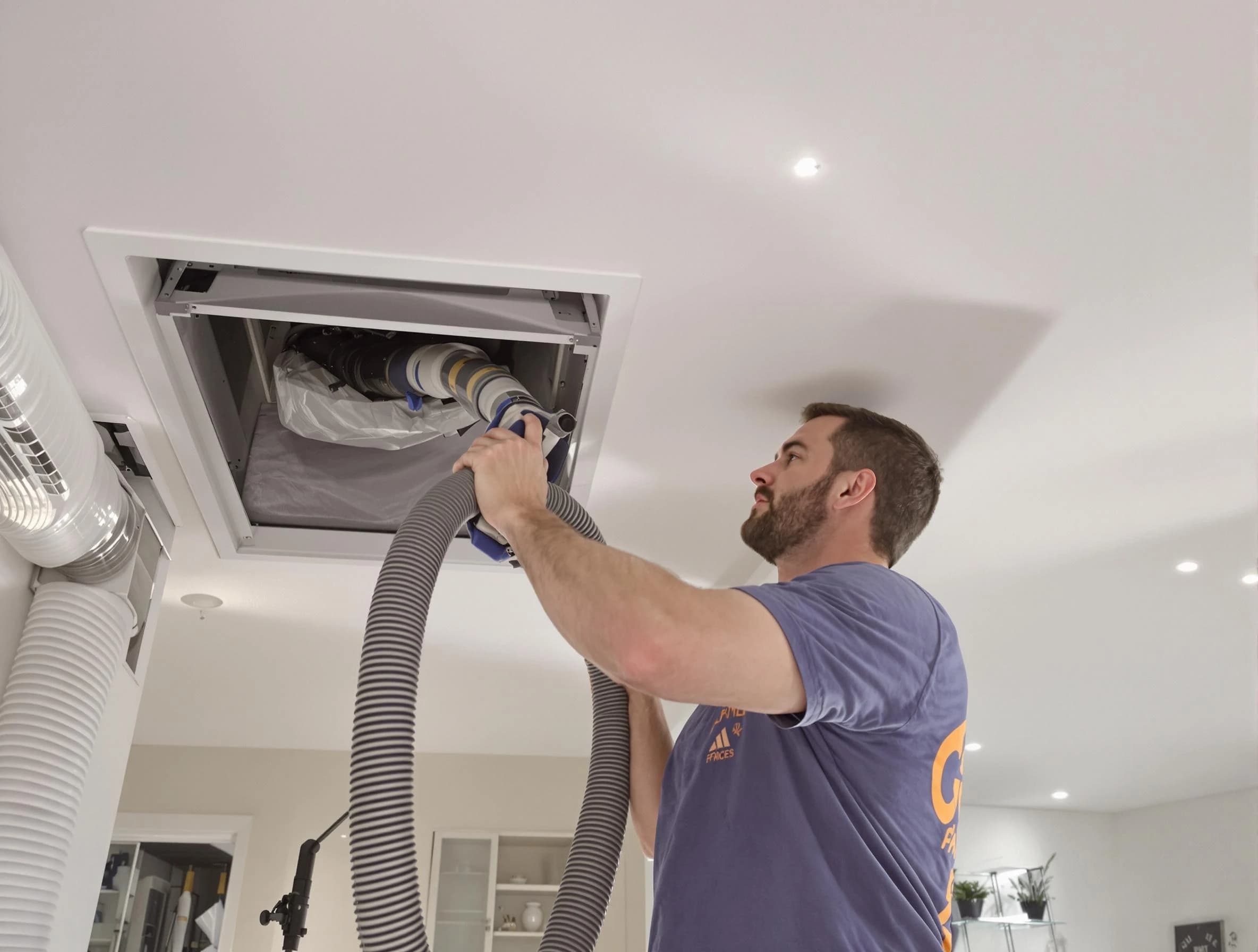 Precision indoor duct cleaning by Purcell Air Duct Cleaning in Purcell