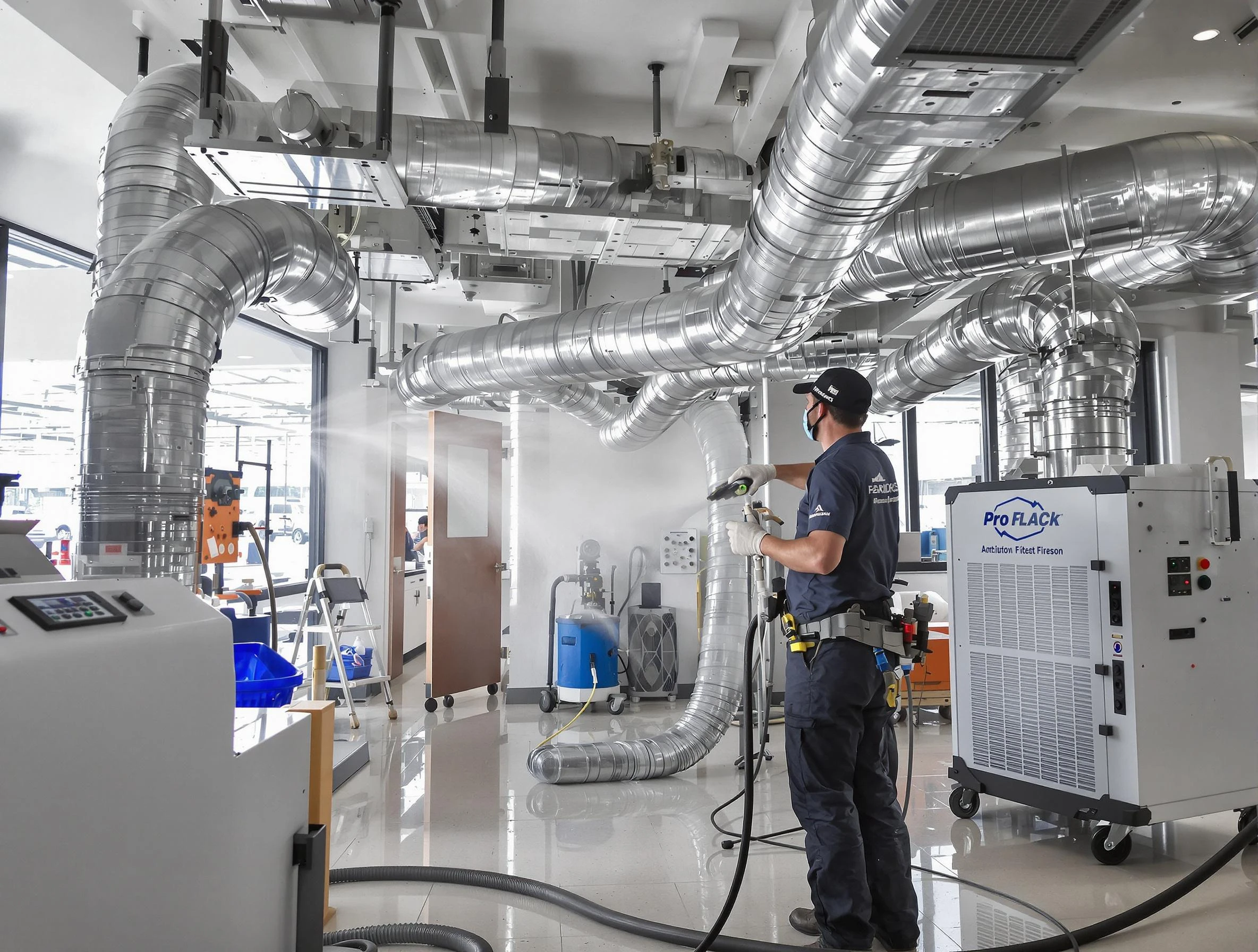 Negative Pressure Air Duct Cleaning in Purcell