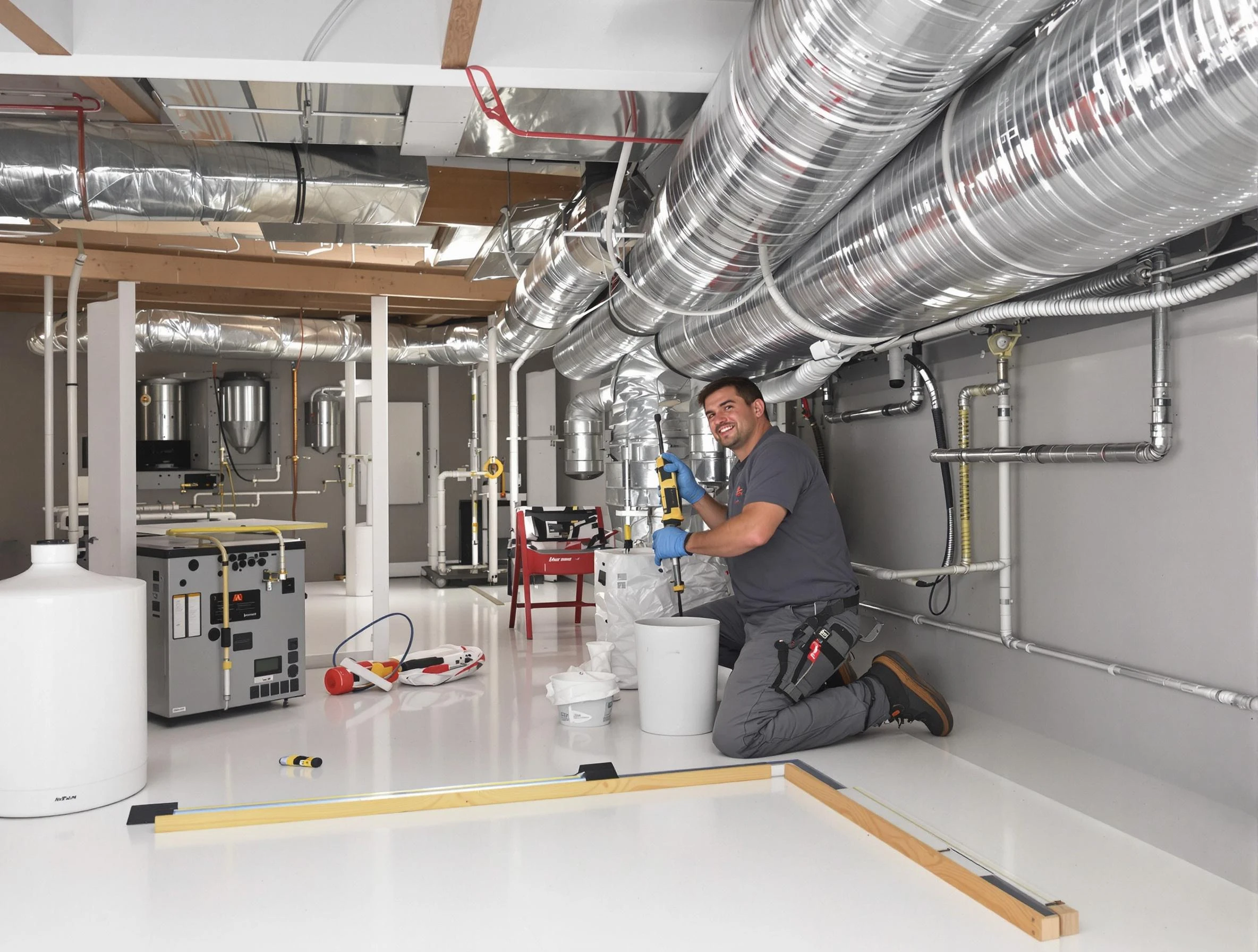 Professional duct sealing service by Purcell Air Duct Cleaning in Purcell