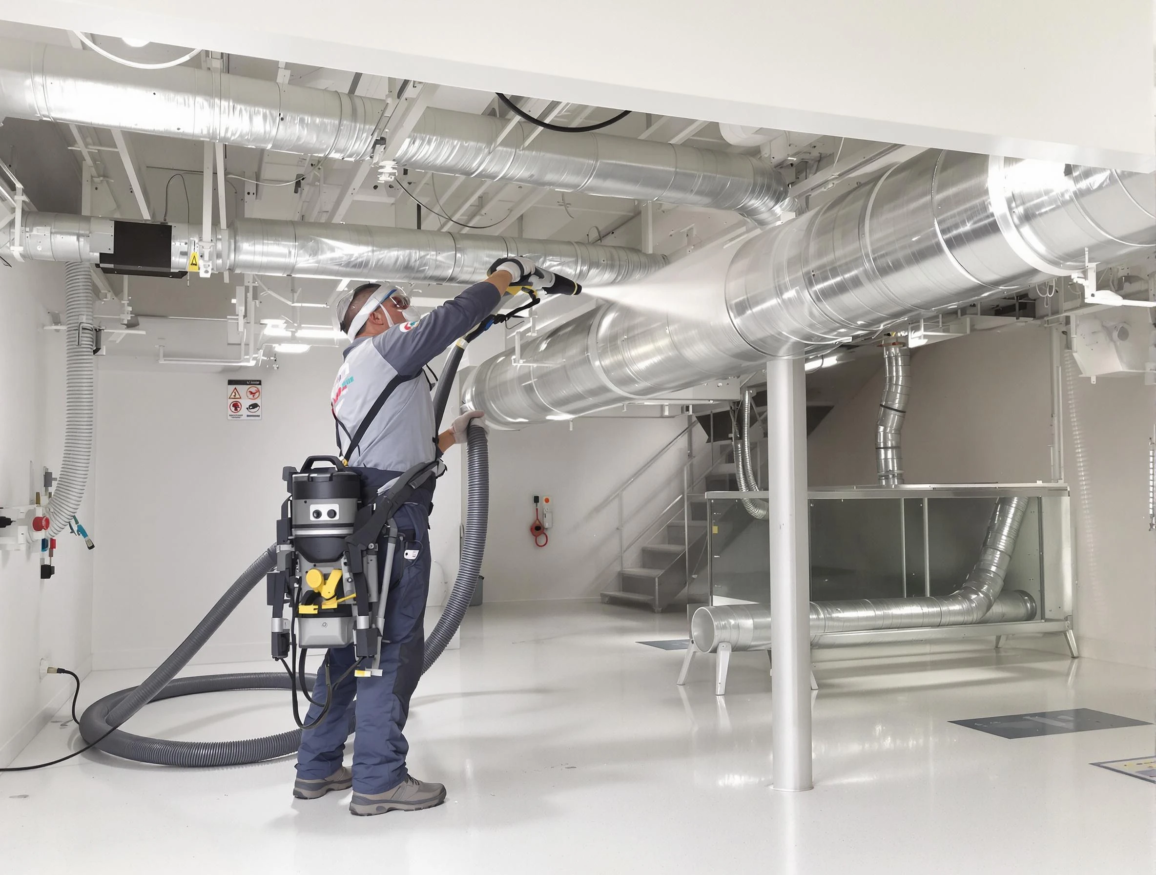 Professional central duct cleaning by Purcell Air Duct Cleaning in Purcell