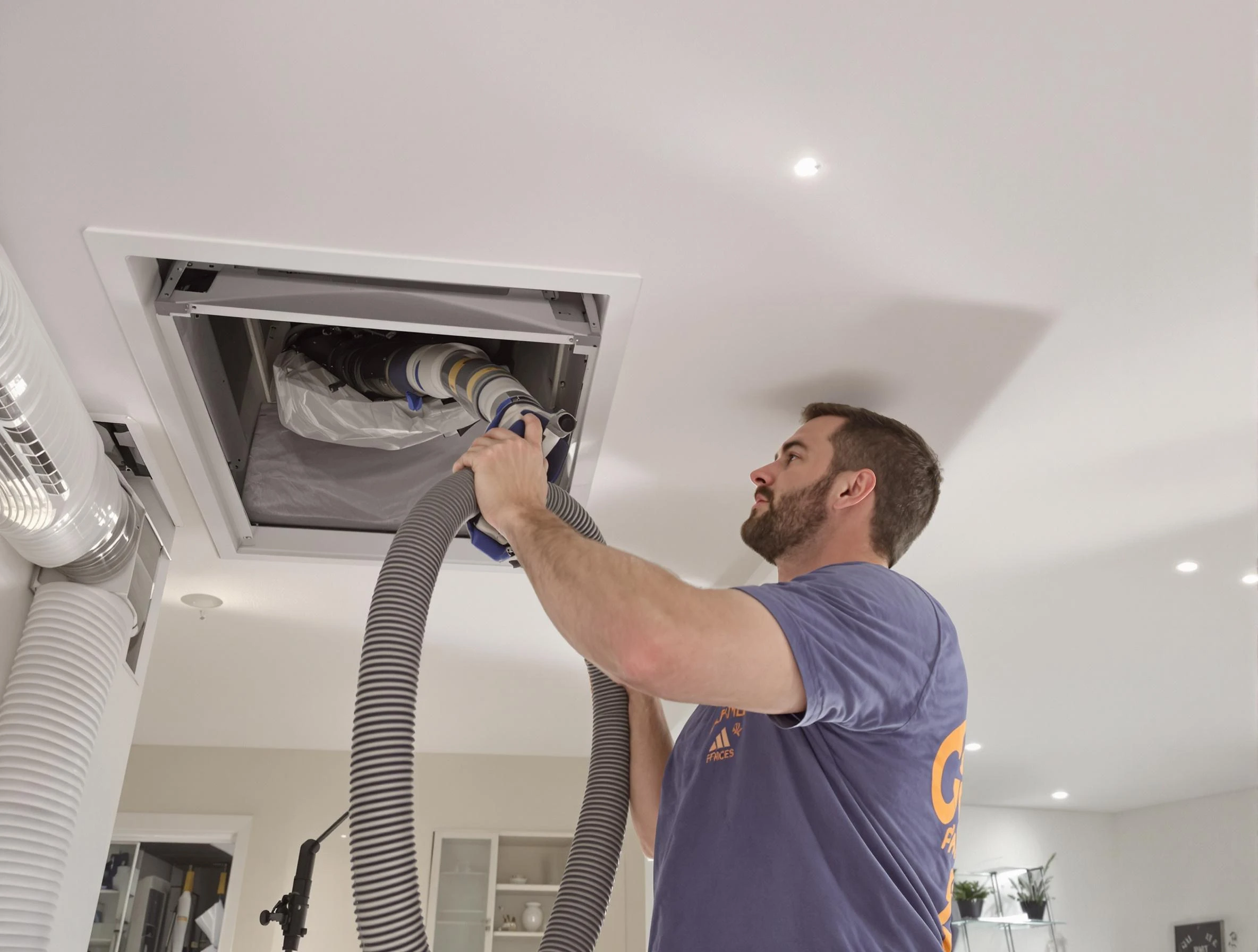 Precision indoor duct cleaning by Purcell Air Duct Cleaning in Purcell