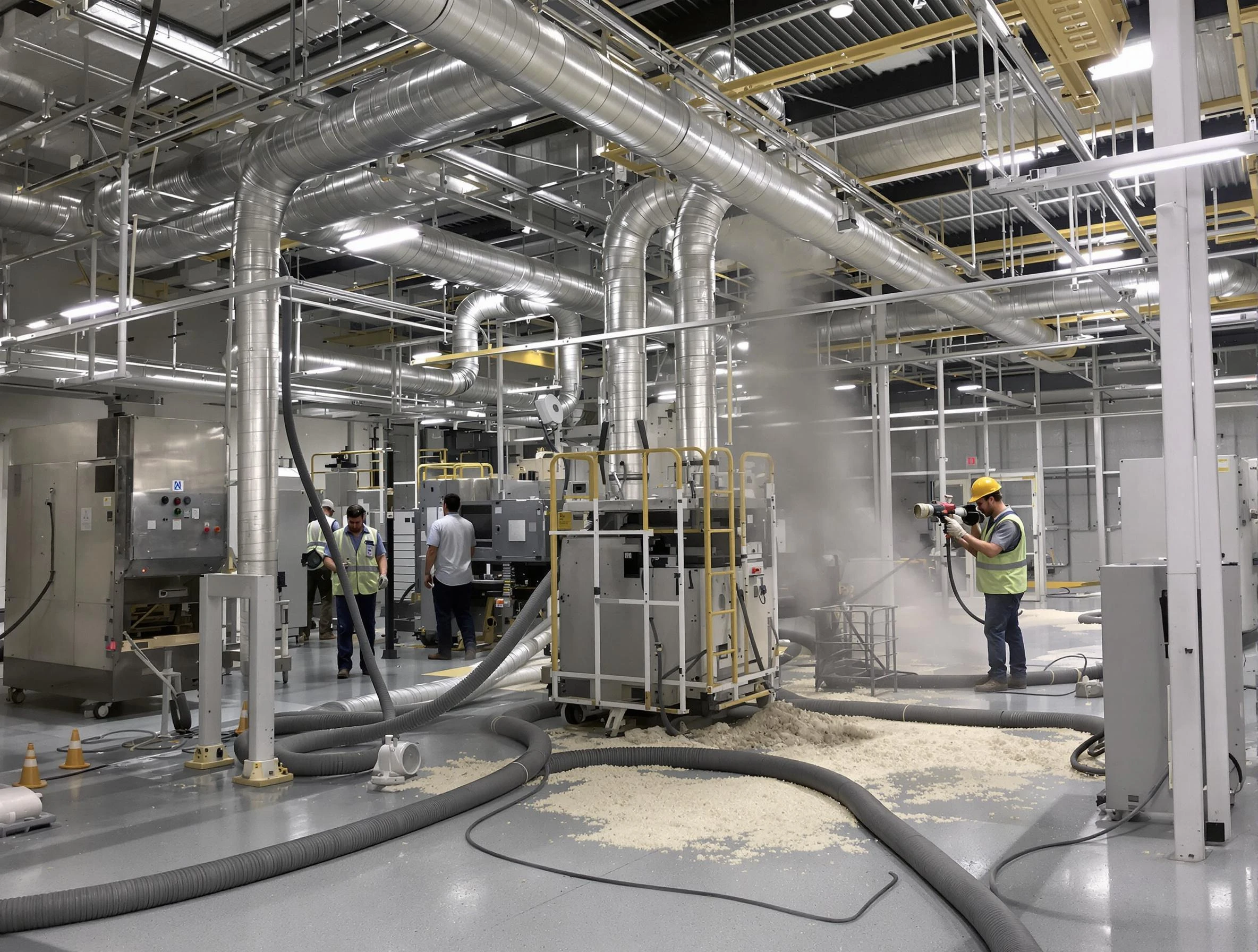 Heavy-duty industrial duct cleaning by Purcell Air Duct Cleaning in Purcell